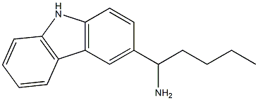 1-(9H-carbazol-3-yl)pentan-1-amine Structure