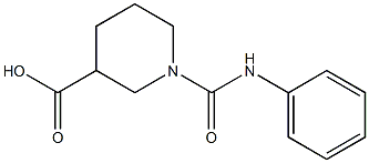 1-(phenylcarbamoyl)piperidine-3-carboxylic acid Structure