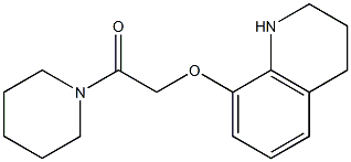 1-(piperidin-1-yl)-2-(1,2,3,4-tetrahydroquinolin-8-yloxy)ethan-1-one