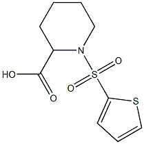 1-(thien-2-ylsulfonyl)piperidine-2-carboxylic acid Struktur