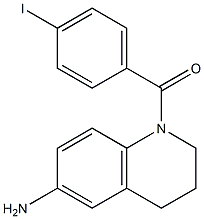 1-[(4-iodophenyl)carbonyl]-1,2,3,4-tetrahydroquinolin-6-amine Struktur