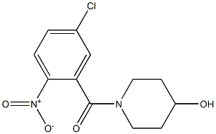  1-[(5-chloro-2-nitrophenyl)carbonyl]piperidin-4-ol