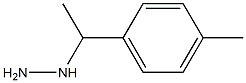 1-[1-(4-methylphenyl)ethyl]hydrazine Struktur