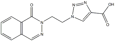 1-[2-(1-oxo-1,2-dihydrophthalazin-2-yl)ethyl]-1H-1,2,3-triazole-4-carboxylic acid