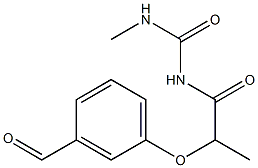  1-[2-(3-formylphenoxy)propanoyl]-3-methylurea