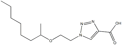 1-[2-(octan-2-yloxy)ethyl]-1H-1,2,3-triazole-4-carboxylic acid