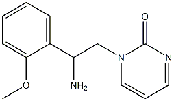 1-[2-amino-2-(2-methoxyphenyl)ethyl]pyrimidin-2(1H)-one Structure