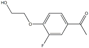 1-[3-fluoro-4-(2-hydroxyethoxy)phenyl]ethan-1-one