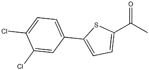 1-[5-(3,4-dichlorophenyl)thien-2-yl]ethanone Structure