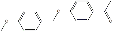 1-{4-[(4-methoxybenzyl)oxy]phenyl}ethanone Struktur