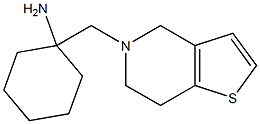 1-{4H,5H,6H,7H-thieno[3,2-c]pyridin-5-ylmethyl}cyclohexan-1-amine|