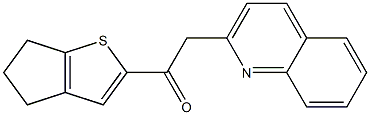  1-{4H,5H,6H-cyclopenta[b]thiophen-2-yl}-2-(quinolin-2-yl)ethan-1-one