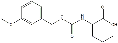 2-({[(3-methoxyphenyl)methyl]carbamoyl}amino)pentanoic acid