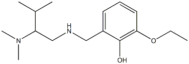 2-({[2-(dimethylamino)-3-methylbutyl]amino}methyl)-6-ethoxyphenol Structure