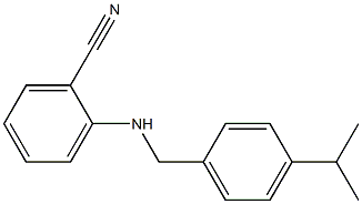 2-({[4-(propan-2-yl)phenyl]methyl}amino)benzonitrile