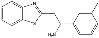 2-(1,3-benzothiazol-2-yl)-1-(3-methylphenyl)ethan-1-amine