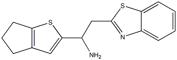 2-(1,3-benzothiazol-2-yl)-1-{4H,5H,6H-cyclopenta[b]thiophen-2-yl}ethan-1-amine