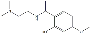 2-(1-{[2-(dimethylamino)ethyl]amino}ethyl)-5-methoxyphenol Structure