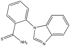 2-(1H-1,3-benzodiazol-1-yl)benzene-1-carbothioamide 结构式