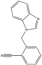 2-(1H-benzimidazol-1-ylmethyl)benzonitrile Structure
