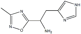 2-(1H-imidazol-4-yl)-1-(3-methyl-1,2,4-oxadiazol-5-yl)ethan-1-amine|