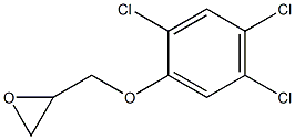 2-(2,4,5-trichlorophenoxymethyl)oxirane Structure