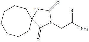 2-(2,4-dioxo-1,3-diazaspiro[4.7]dodec-3-yl)ethanethioamide Structure