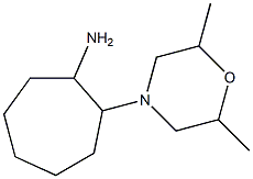 2-(2,6-dimethylmorpholin-4-yl)cycloheptanamine Structure