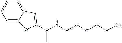 2-(2-{[1-(1-benzofuran-2-yl)ethyl]amino}ethoxy)ethan-1-ol|