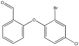 2-(2-bromo-4-chlorophenoxy)benzaldehyde Structure