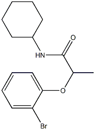 2-(2-bromophenoxy)-N-cyclohexylpropanamide