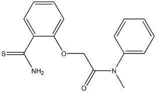 2-(2-carbamothioylphenoxy)-N-methyl-N-phenylacetamide