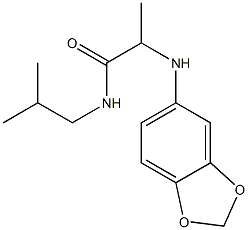 2-(2H-1,3-benzodioxol-5-ylamino)-N-(2-methylpropyl)propanamide