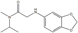 2-(2H-1,3-benzodioxol-5-ylamino)-N-methyl-N-(propan-2-yl)acetamide