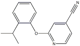 2-(2-isopropylphenoxy)isonicotinonitrile|