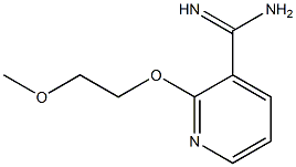 2-(2-methoxyethoxy)pyridine-3-carboximidamide Struktur
