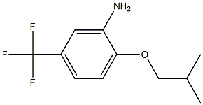 2-(2-methylpropoxy)-5-(trifluoromethyl)aniline Struktur