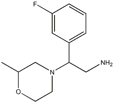  2-(3-fluorophenyl)-2-(2-methylmorpholin-4-yl)ethanamine