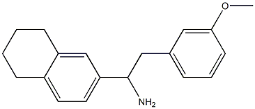 2-(3-methoxyphenyl)-1-(5,6,7,8-tetrahydronaphthalen-2-yl)ethan-1-amine
