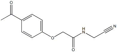 2-(4-acetylphenoxy)-N-(cyanomethyl)acetamide