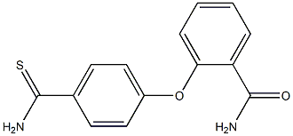 2-(4-carbamothioylphenoxy)benzamide Structure
