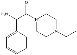2-(4-ethylpiperazin-1-yl)-2-oxo-1-phenylethanamine Struktur