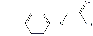 2-(4-tert-butylphenoxy)ethanimidamide Structure