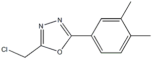 2-(chloromethyl)-5-(3,4-dimethylphenyl)-1,3,4-oxadiazole Structure