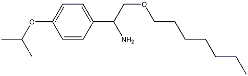 2-(heptyloxy)-1-[4-(propan-2-yloxy)phenyl]ethan-1-amine Structure