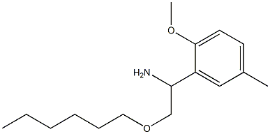 2-(hexyloxy)-1-(2-methoxy-5-methylphenyl)ethan-1-amine
