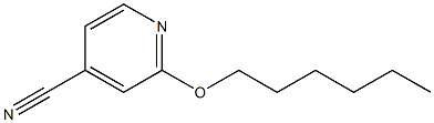 2-(hexyloxy)pyridine-4-carbonitrile 结构式