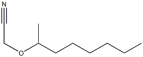 2-(octan-2-yloxy)acetonitrile Structure