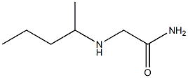 2-(pentan-2-ylamino)acetamide Structure
