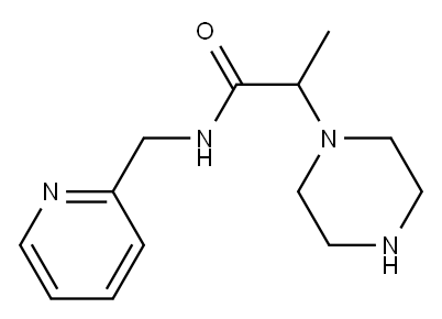 2-(piperazin-1-yl)-N-(pyridin-2-ylmethyl)propanamide